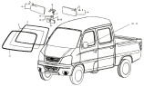 Стекло ветровое/Front windshield