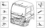 Жгут проводов кабины 1SB2493741101, 1SB2493740137