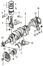 Вал коленчатый, поршень и шатун/Piston and crankshaft