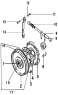 Сцепление/Clutch cover,disc & release parts