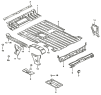 Рама/Rear welding floor - Frame