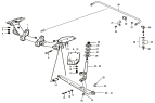 Передняя подвеска/Middle arm welding assembly,front suspension