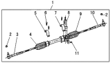 Рулевая рейка/Steering gear box