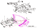 Панель приборов/Instrument panel, pad,fitting