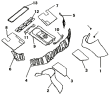 Теплоизоляция/Heat insulating lining, engine house