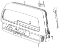 Дверь задняя/Rear door welding assy & fitting