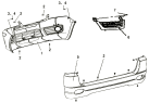 Передний и задний бампер/Front & rear bumper