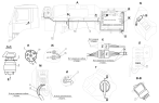 Установка электрооборудования для управления раздаточной коробкой по кабине 6514H9-3700122-000
