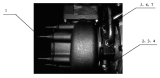 Трубопроводы охлаждения турбокомпрессора/Turbocharger Water Inlet and Outlet Pipe
