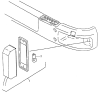 Указатель поворота/FLASHERS IN BUMPER