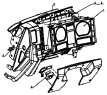 Панель приборов/COMBINATION GAUGE ASSY WITH FRAME
