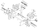 Механизм опрокидывания кабины/CAB TILTING MECHANISM L.H. DRIVE VEHICLE