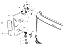 Кронштейн зеркал правый/MIRROR BRACKET RIGHT FOR REAR VIEW MIRROR