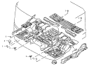 Панели пола/FLOOR PLATE AND ENGINE COWLING