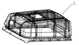 Крыша кабины/HIGH ROOF CAB COVER ASSY