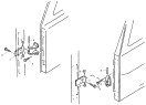 Петли двери/DOOR HINGE LEFT AND RIGHT