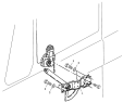 Стеклоподъемник электрический левый/DOOR WINDOW LIFTER LEFT ELECTRICALLY OPERATED