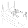 Стеклоподъемник электрический правый/DOOR WINDOW LIFTER RIGHT ELECTRICALLY OPERATED