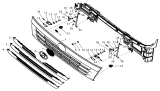 Решетка радиатора/RADIATOR GRILLE AND VACUUM INDICATOR