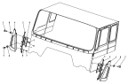 Отделка кабины/SIDE TRIM FRONT PANEL AND PROTECTIVE EDGING