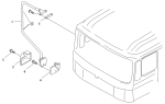 Кронштейн зеркала заднего вида правый/REAR VIEW MIRROR RIGHT BRACKET