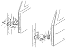 Петля двери/DOOR HINGE LEFT AND RIGHT