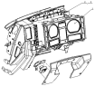 Комбинация приборов/COMBINATION GAUGE ASSY WITH FRAME