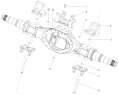 Мост ведущий/MAN TWO-STAGE SLOWDOWN DRIVE AXLE HOUSING (STR SUSPENSION)