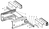 Кронштейны задних фонарей/TAILLIGHT BRACKET/UNIVERSAL/F3000
