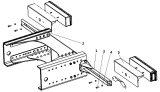 Кронштейны задних фонарей/TAILLIGHT BRACKET/UNIVERSAL/F3000