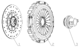 Сцепление/PULL DIAPHRAGM CLUTCH D430