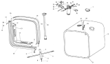Топливный бак/FUEL TANK ASSEMBLY 380L