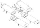 Установка воздушного бака/AIR TANK FIXING(I)