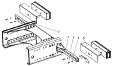 Кронштейны задних фонарей/TAILLIGHT BRACKET/UNIVERSAL/F3000