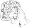 Выключатель тормозного света/BRAKE LIGHT SWITCH