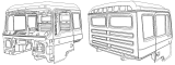 Кабина/HIGH ROOF CAB WELDING ASSY
