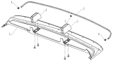 Ящик вещевой/LUGGAGE RACK