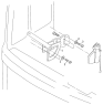 Стеклоподъемник правый/DOOR WINDOW LIFTER RIGHT OPERATED