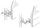 Петля двери/DOOR HINGE LEFT AND RIGHT