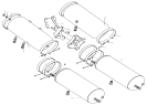 Установка воздушного бака/AIR TANK FIXING(I)