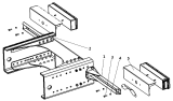 Кронштейны задних фонарей/TAILLIGHT BRACKET/UNIVERSAL/F3000