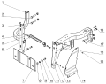 Кронштейн левый/LEFT FOOT PANEL BRACKET