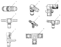 Соединительные детали/CONNECTING PARTS, LINE & NIPPLE JOINT
