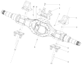 Мост ведущий/MAN TWO-STAGE SLOWDOWN DRIVE AXLE HOUSING (STR SUSPENSION)