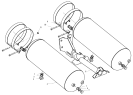 Установка воздушного бака/AIR TANK FIXING (I)