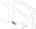 Освещение кабины/FLOODLIGHT ON REAR PANNEL