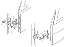 Петля двери/DOOR HINGE LEFT AND RIGHT