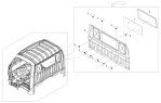 Детали задней панели кузова 1SB2005610101