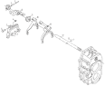 Fork shaft assembly