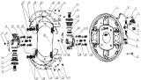 3501D120XZ Front brake assembly